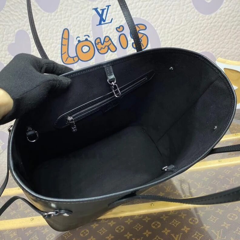 Replica bags Louis Vuitton Neverfull MM Black