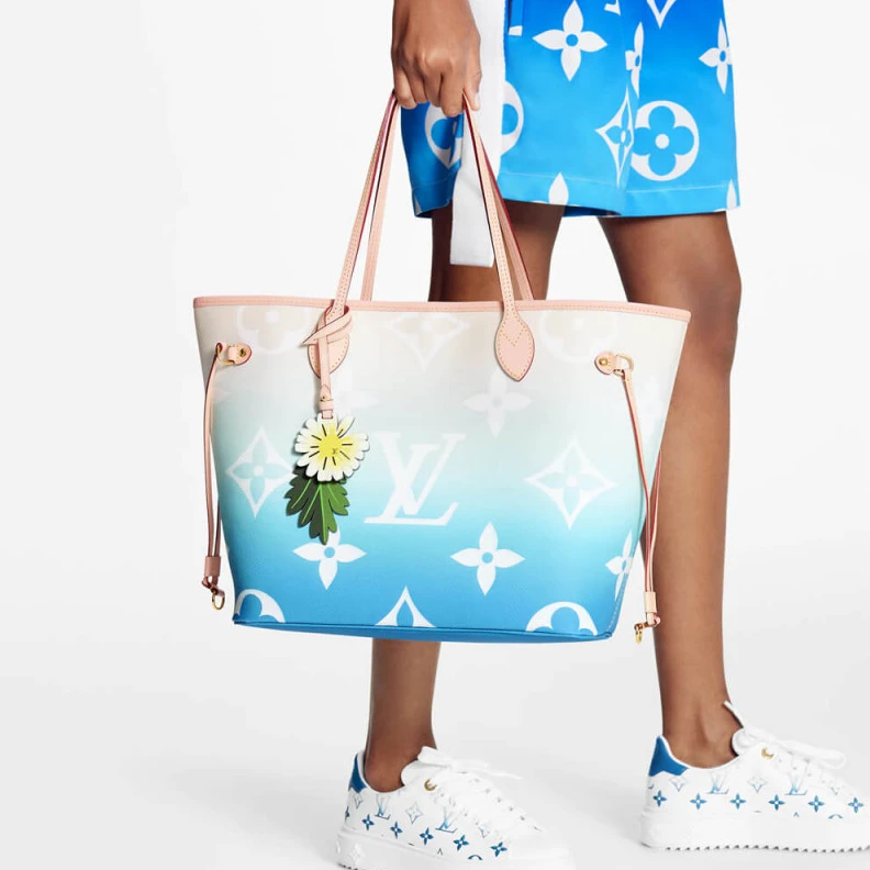 Mythick.ru Large zip Louis Vuitton Neverfull MM Blue