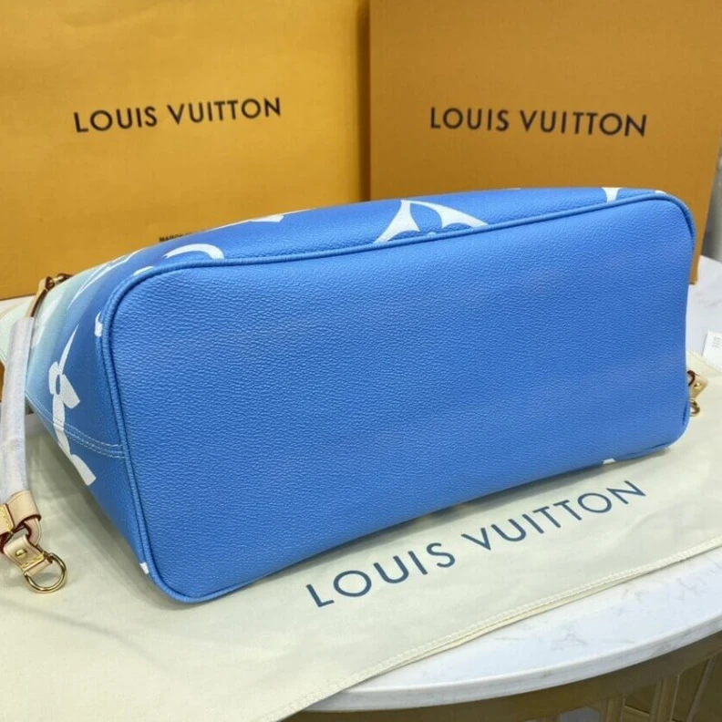 Mythick.ru Large zip Louis Vuitton Neverfull MM Blue