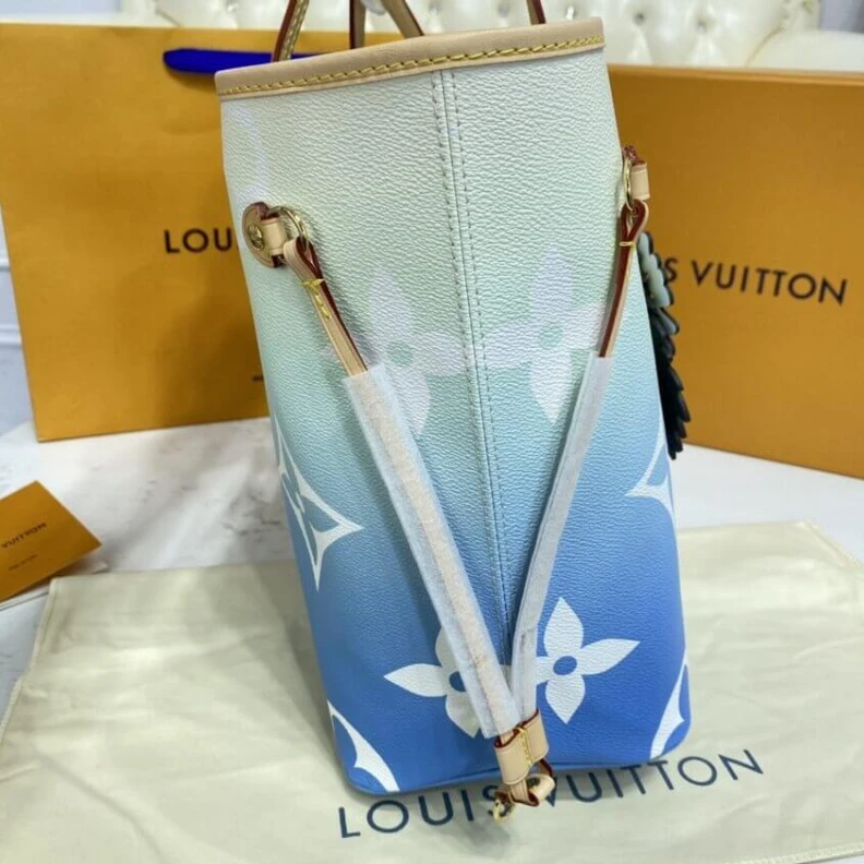 Mythick.ru Large zip Louis Vuitton Neverfull MM Blue