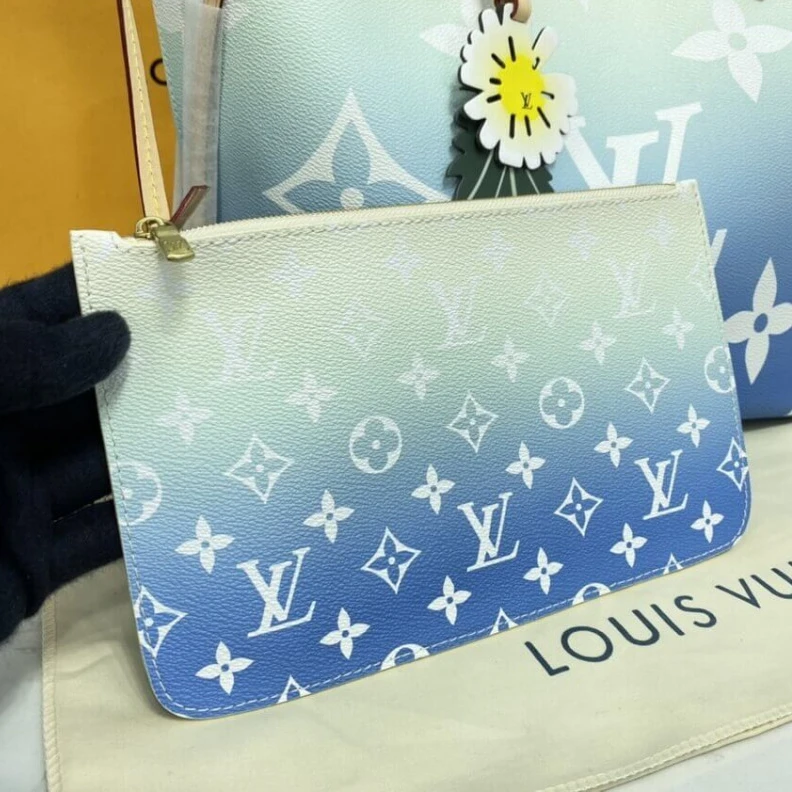 Mythick.ru Large zip Louis Vuitton Neverfull MM Blue