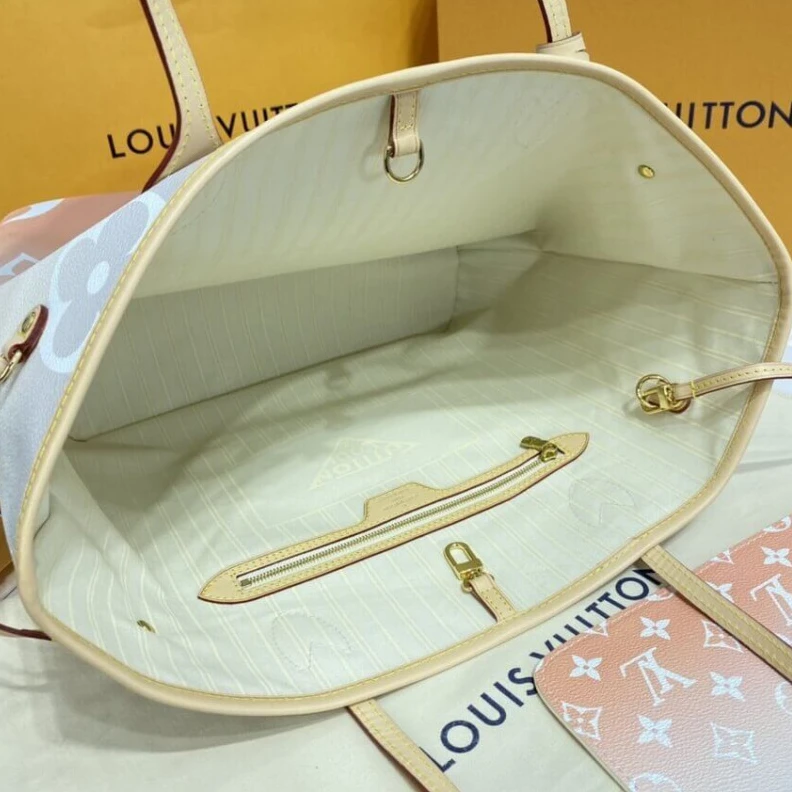 Replica bag Dring Louis Vuitton Neverfull MM Brume Gray