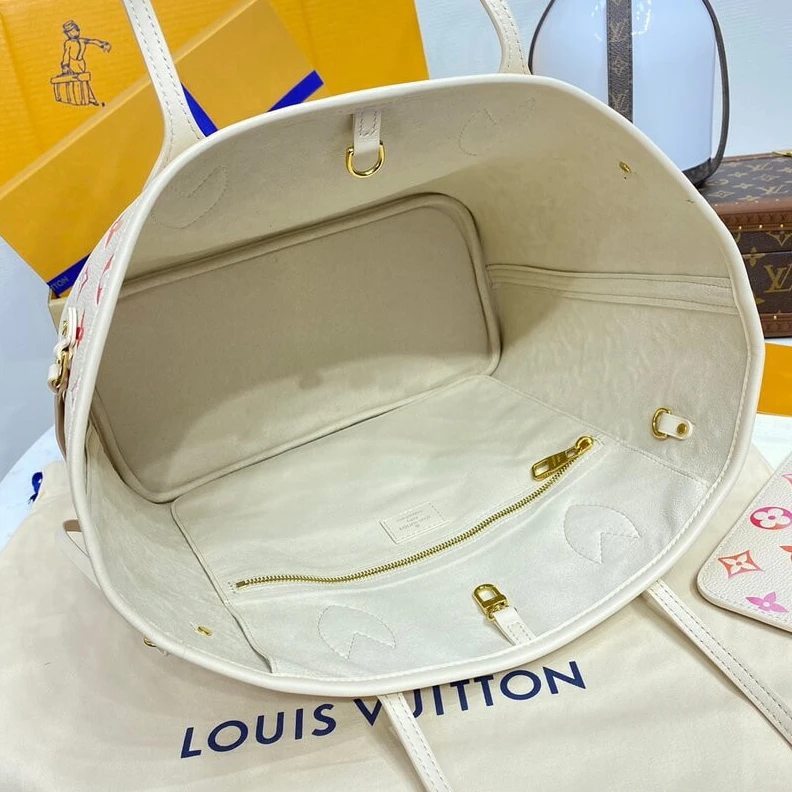 Top lv Louis Vuitton Neverfull MM Sunrise Aquarelle