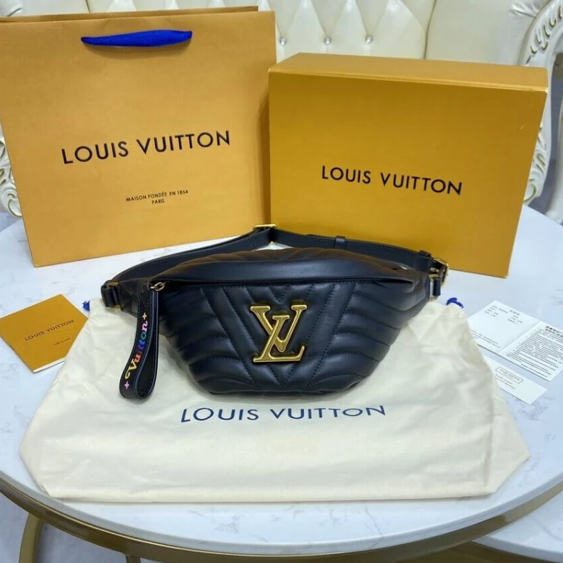 Mythick Vintage g LV New Wave Bumbag Black