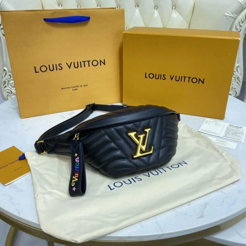 Mythick Vintage g LV New Wave Bumbag Black