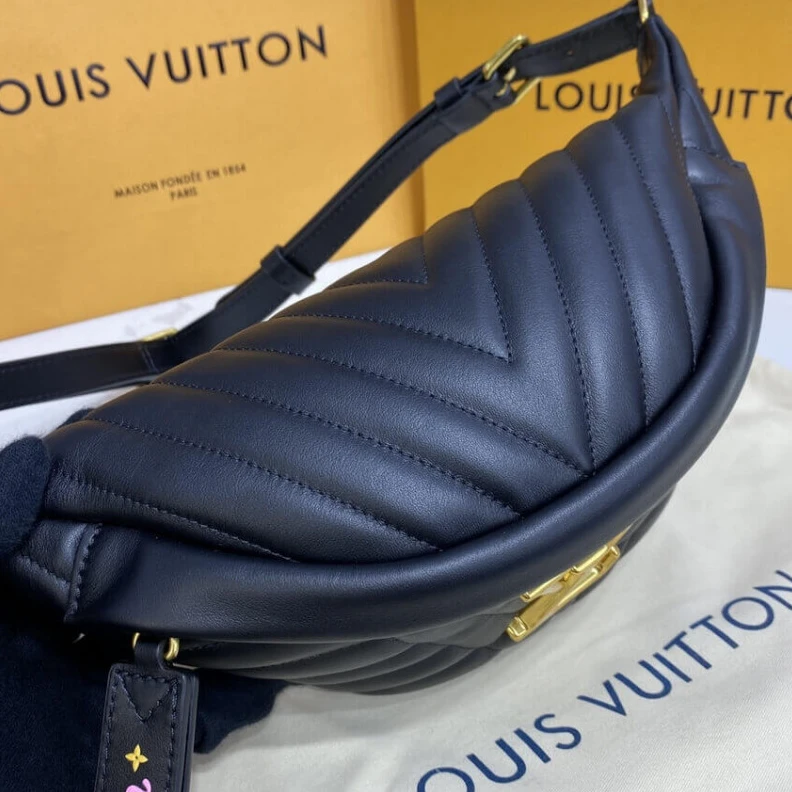 Mythick Vintage g LV New Wave Bumbag Black