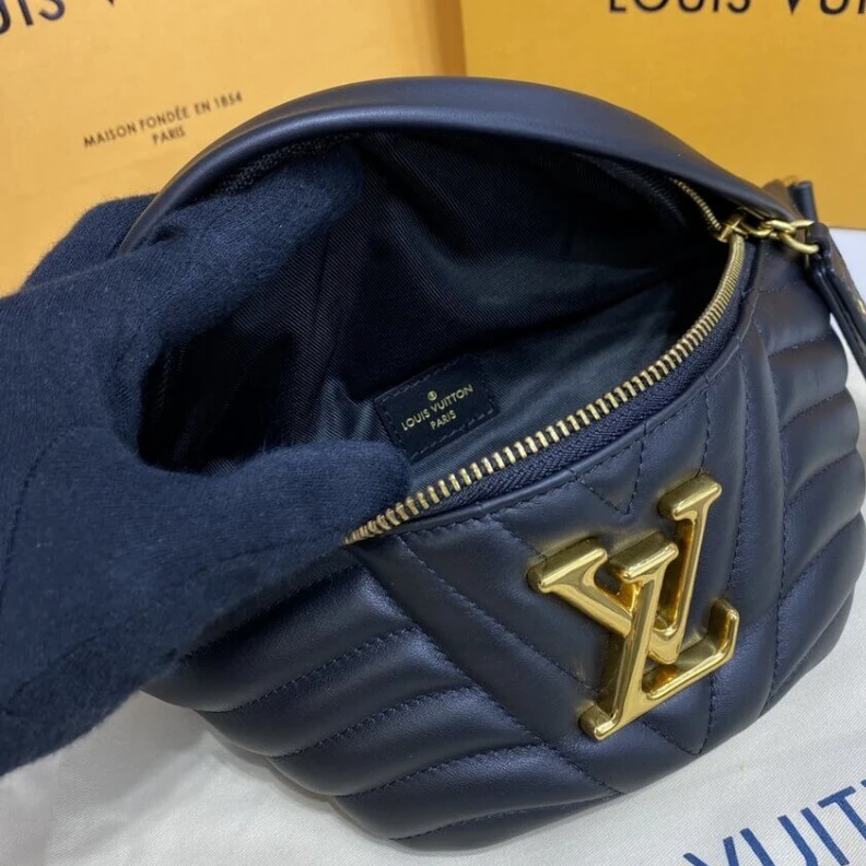 Mythick Vintage g LV New Wave Bumbag Black