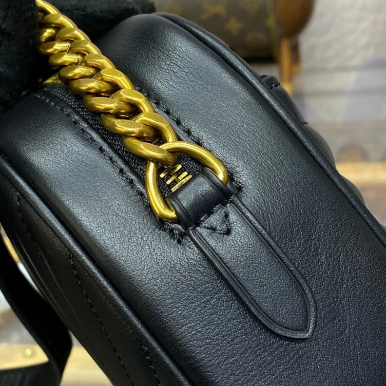 Louis vuitton locations Microfibe Louis Vuitton New Wave Camera Bag Black