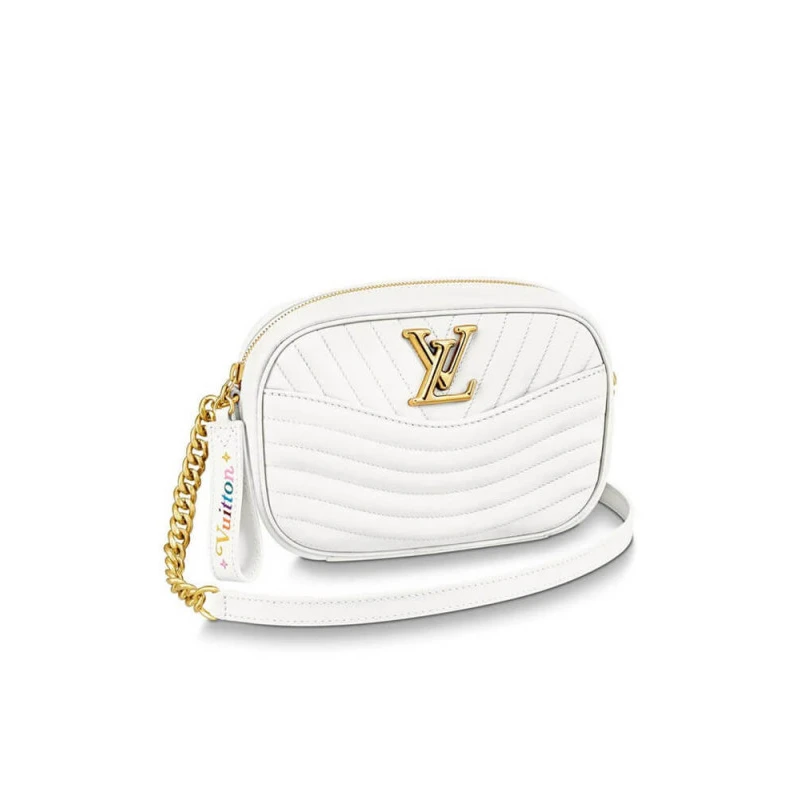 Smooth ca Louis Vuitton New Wave Camera Bag White