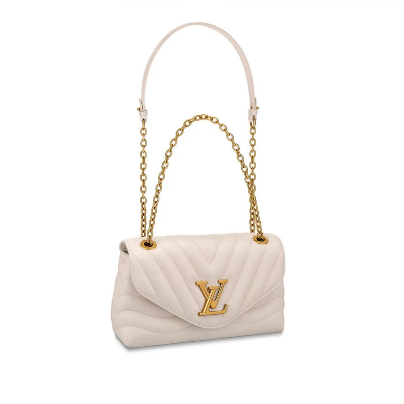 Smooth co Louis Vuitton New Wave Chain Bag Ivory