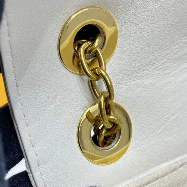 Replica bags Smooth co Louis Vuitton New Wave Chain Bag Ivory