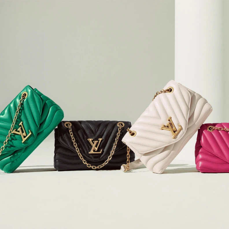 Replica bags Smooth co Louis Vuitton New Wave Chain Bag Ivory
