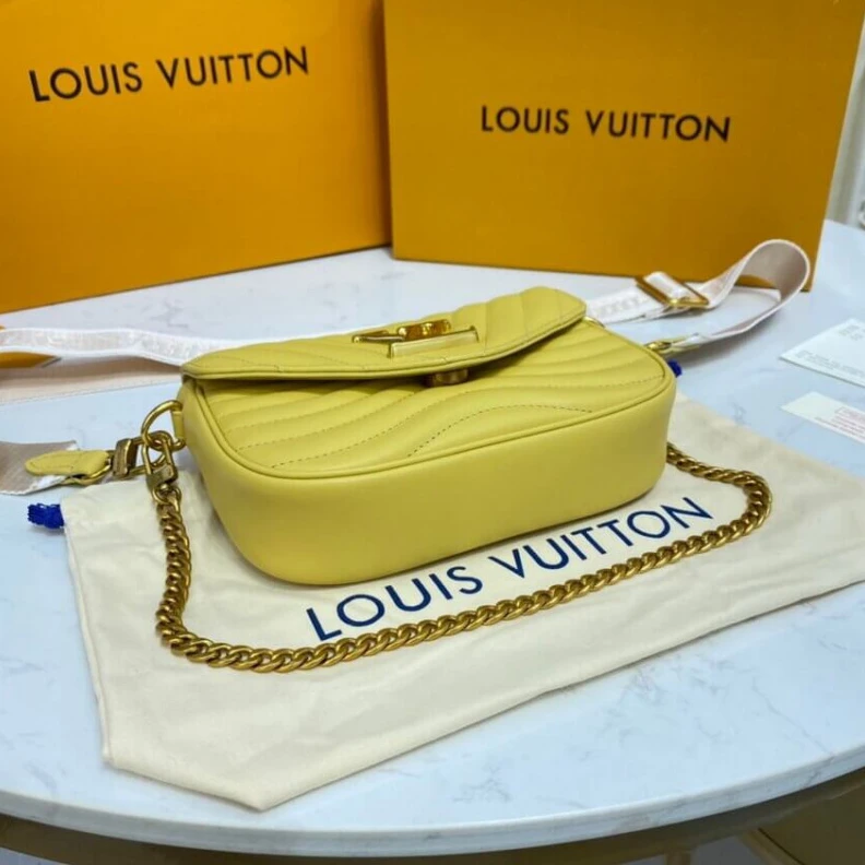 Replica bag 24 x 13 x Louis Vuitton New Wave Multi-Pochette Yellow