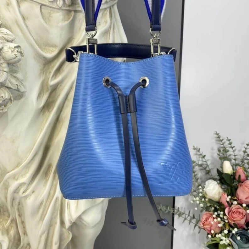 Replica bags lv Drawstrin Louis Vuitton Néonoé BB Bleuet Blue
