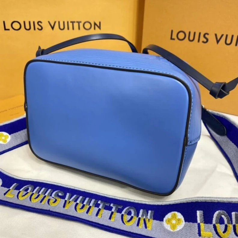 Replica bags lv Drawstrin Louis Vuitton Néonoé BB Bleuet Blue