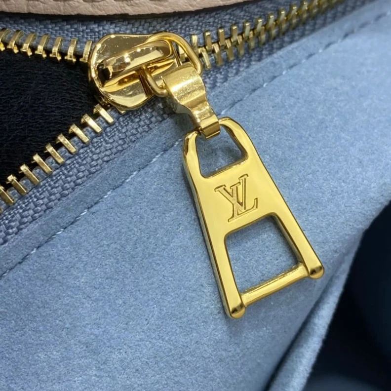 Replica bags lv Closure s Louis Vuitton On My Side MM Greige