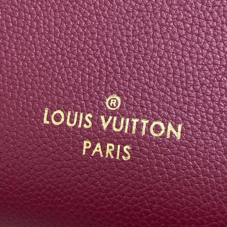Replica bag Microfibe Louis Vuitton On My Side MM Wine