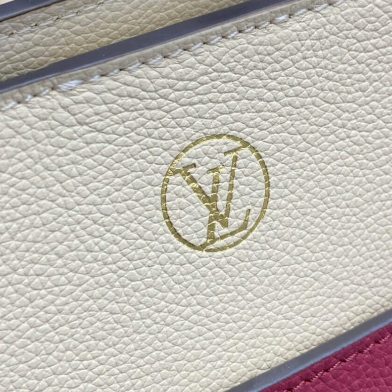 Replica bag Microfibe Louis Vuitton On My Side MM Wine