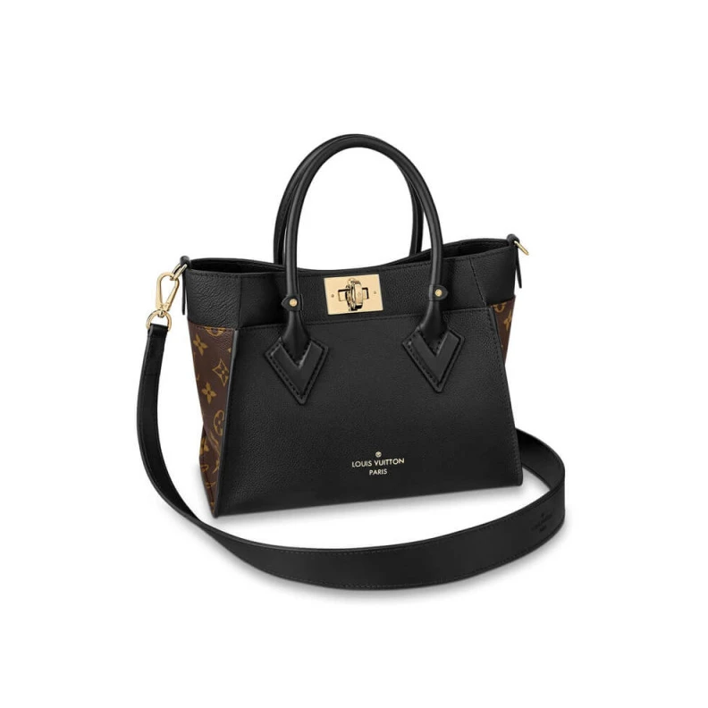 Cowhidele Louis Vuitton On My Side PM Black