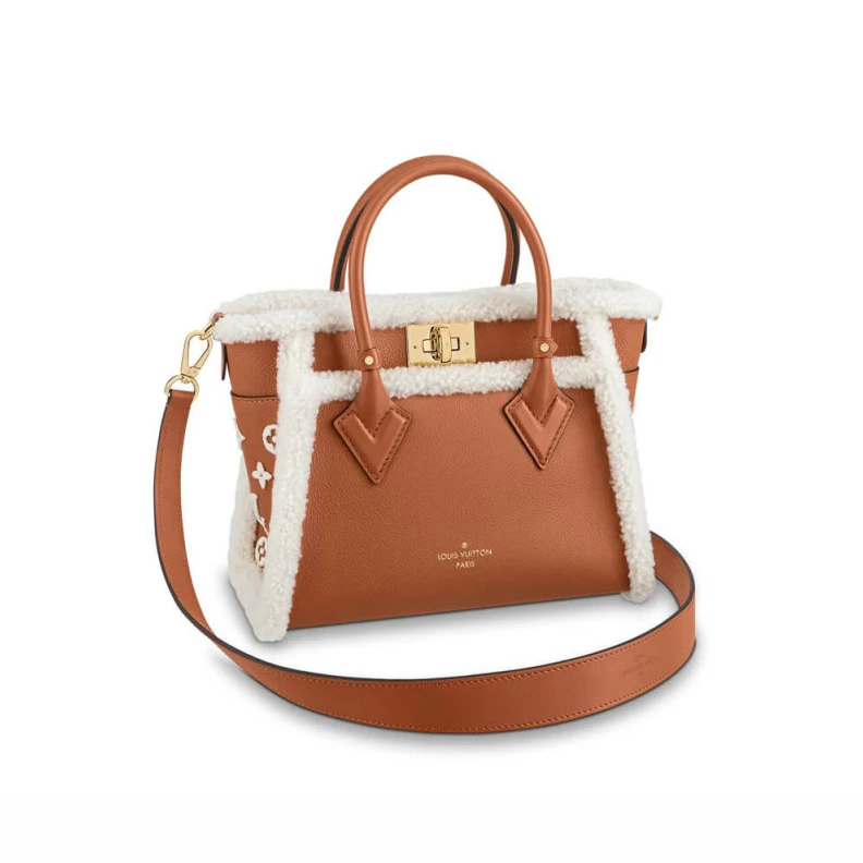 Closure s Louis Vuitton On My Side PM Caramel