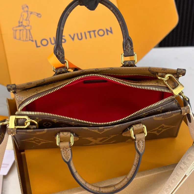 Replica bags lv Large zip Louis Vuitton OnTheGo East West