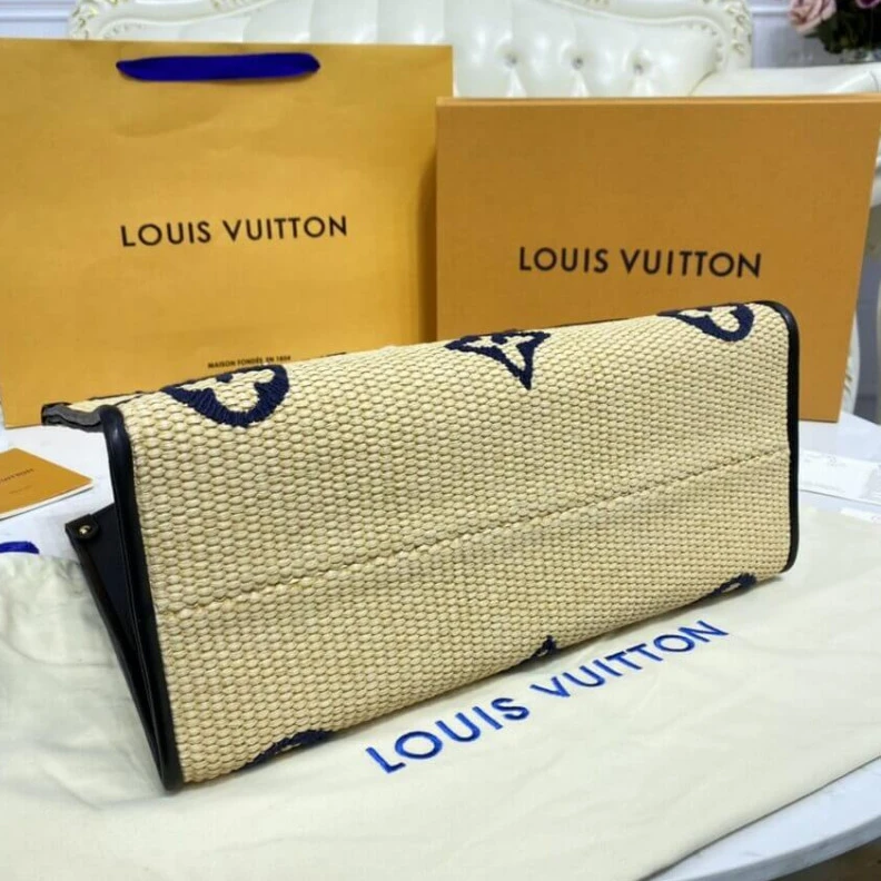 Replica bags Blue Louis Vuitton OnTheGo MM Blue