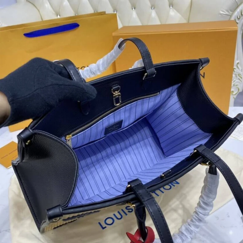 Replica bags Blue Louis Vuitton OnTheGo MM Blue
