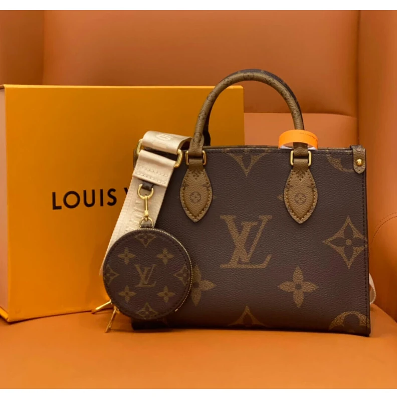 Replica bags lv Handle:Do Louis Vuitton OnTheGo PM