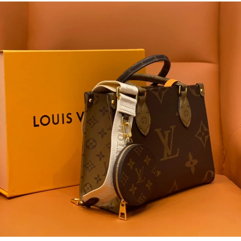 Replica bags lv Handle:Do Louis Vuitton OnTheGo PM