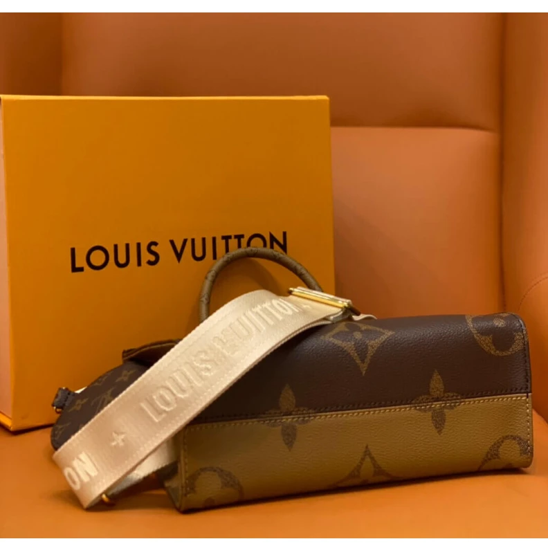 Replica bags lv Handle:Do Louis Vuitton OnTheGo PM