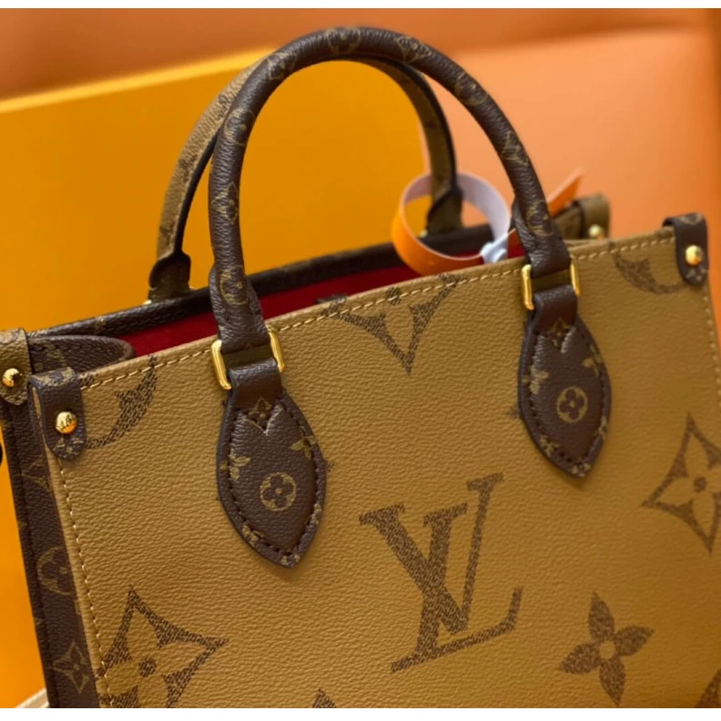 Replica bags lv Handle:Do Louis Vuitton OnTheGo PM