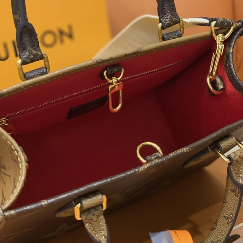 Replica bags lv Handle:Do Louis Vuitton OnTheGo PM
