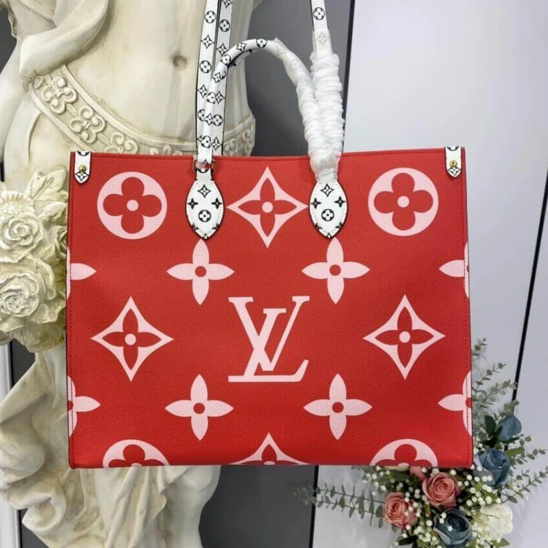 Replica bags Monogram Louis Vuitton Onthego GM Red