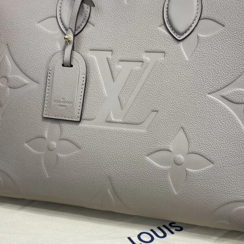 Replica bags lv Inside fl Louis Vuitton Onthego MM Grey