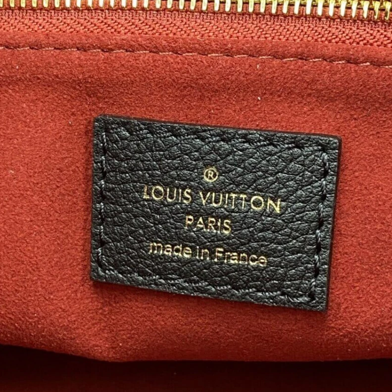 Mythick Inside fl Louis Vuitton Onthego PM Black Beige