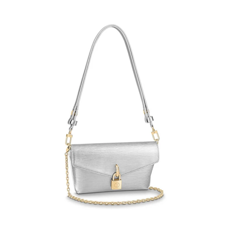 Strap : R Louis Vuitton Padlock On Strap Silver