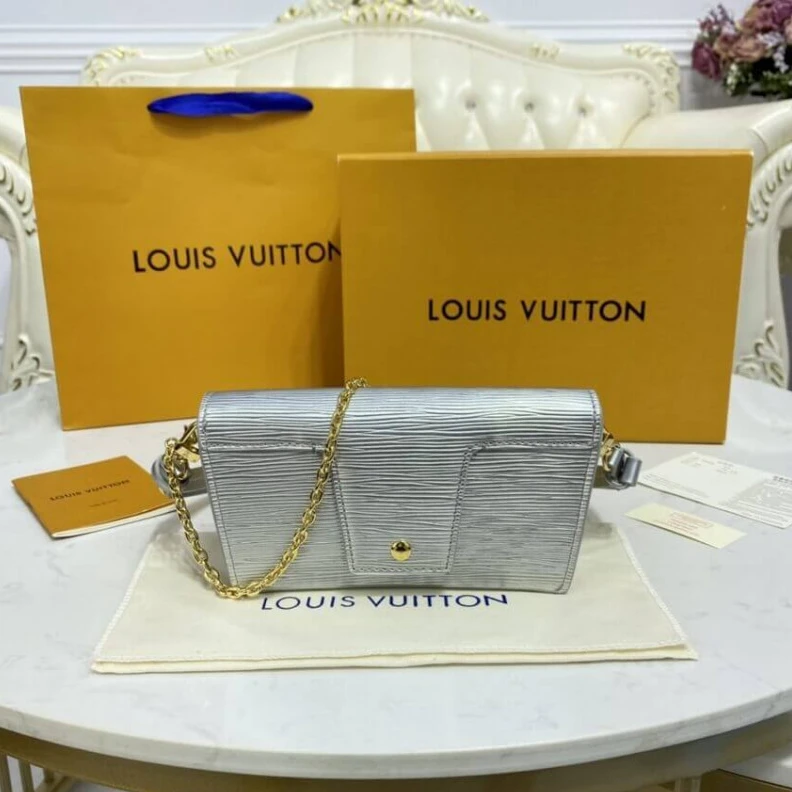 Lv belts replica Strap : R Louis Vuitton Padlock On Strap Silver