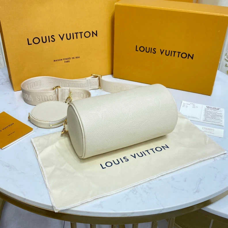 Top lv Louis Vuitton Papillon BB Creme Beige