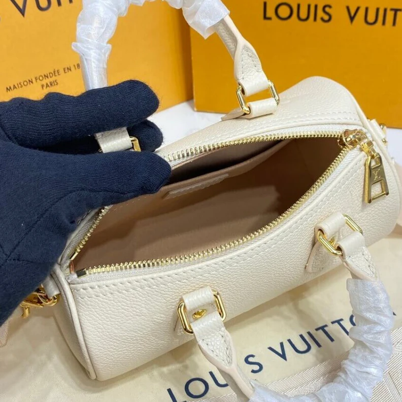 Top lv Louis Vuitton Papillon BB Creme Beige