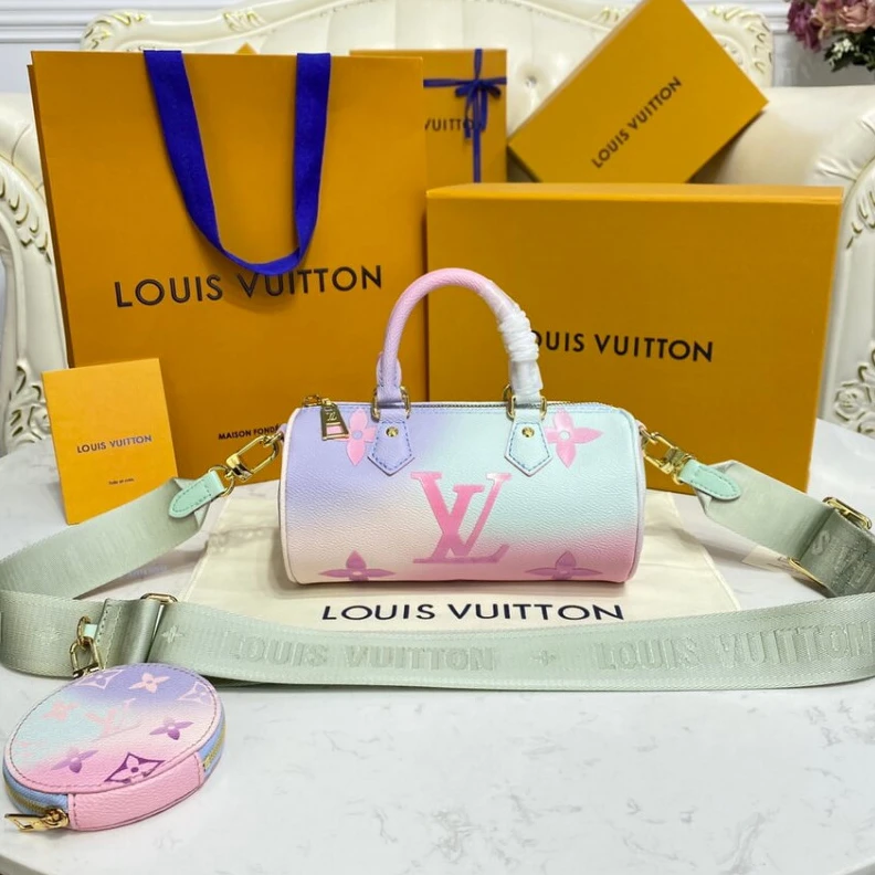 Lv belts replica Toron top Louis Vuitton Papillon BB Sunrise Pastel