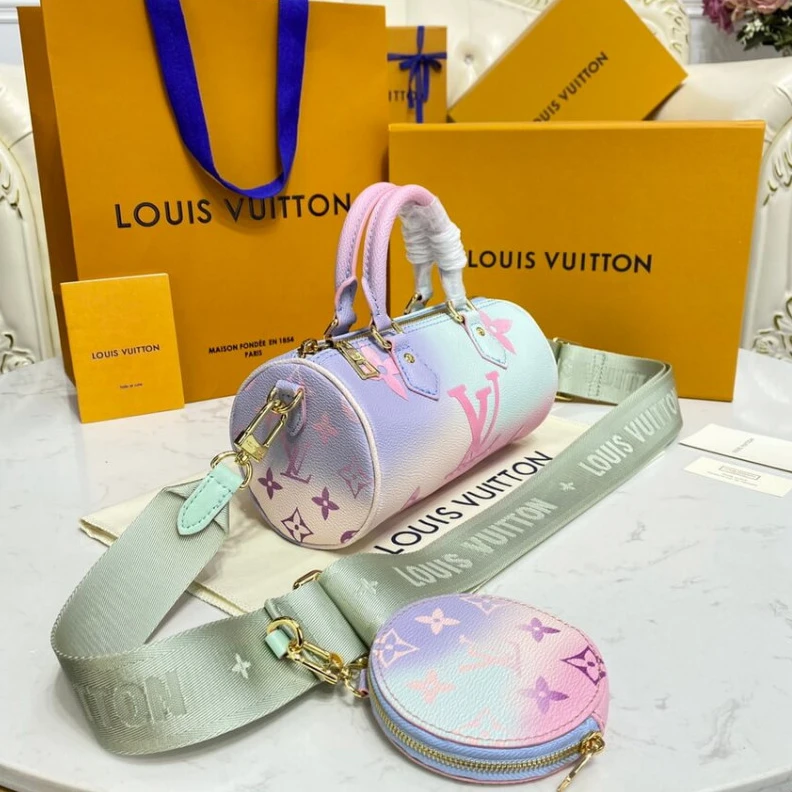 Lv belts replica Toron top Louis Vuitton Papillon BB Sunrise Pastel