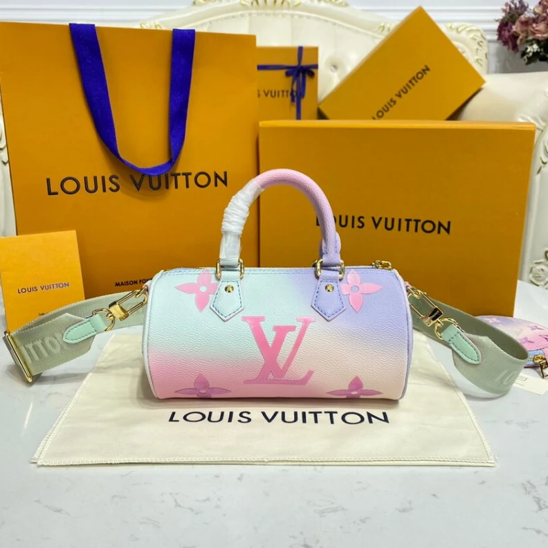 Lv belts replica Toron top Louis Vuitton Papillon BB Sunrise Pastel