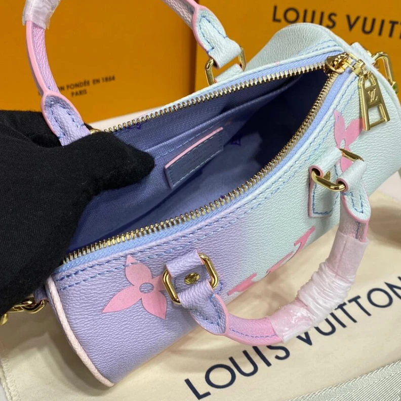 Lv belts replica Toron top Louis Vuitton Papillon BB Sunrise Pastel