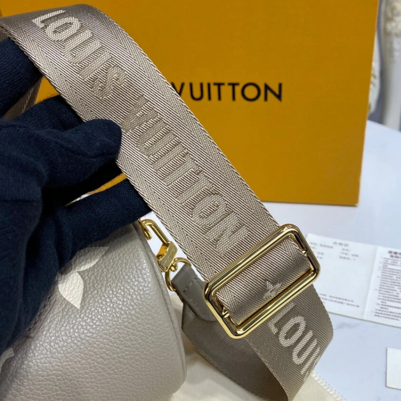 Top lv Inside fl Louis Vuitton Papillon BB Tourterelle Creme