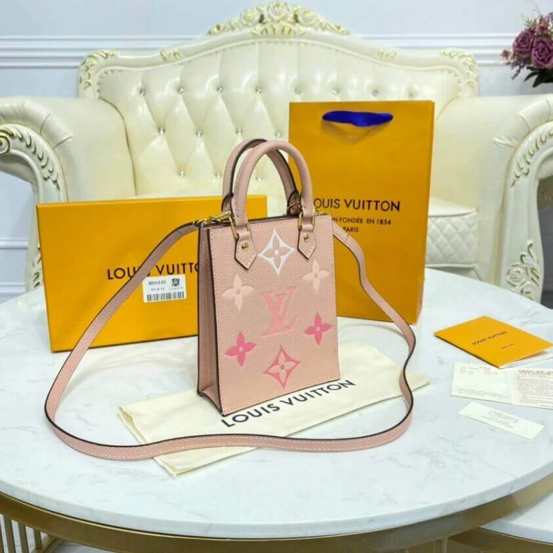 Replica bags Handle: D Louis Vuitton Petit Sac Plat Pink
