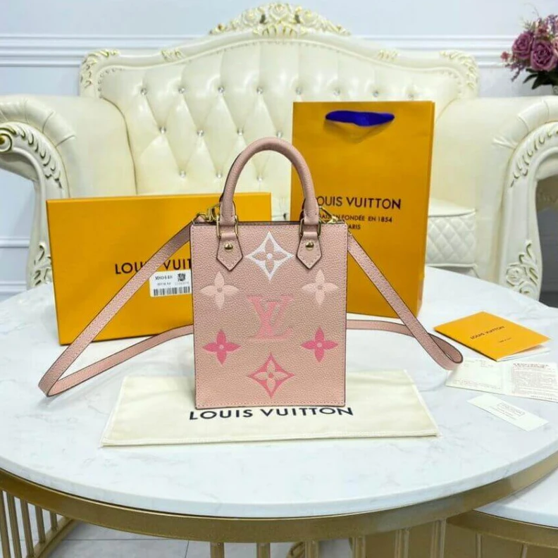 Replica bags Handle: D Louis Vuitton Petit Sac Plat Pink