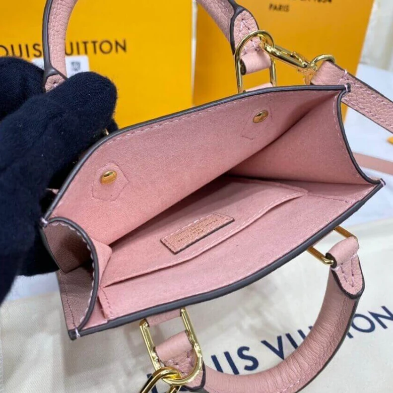 Replica bags Handle: D Louis Vuitton Petit Sac Plat Pink