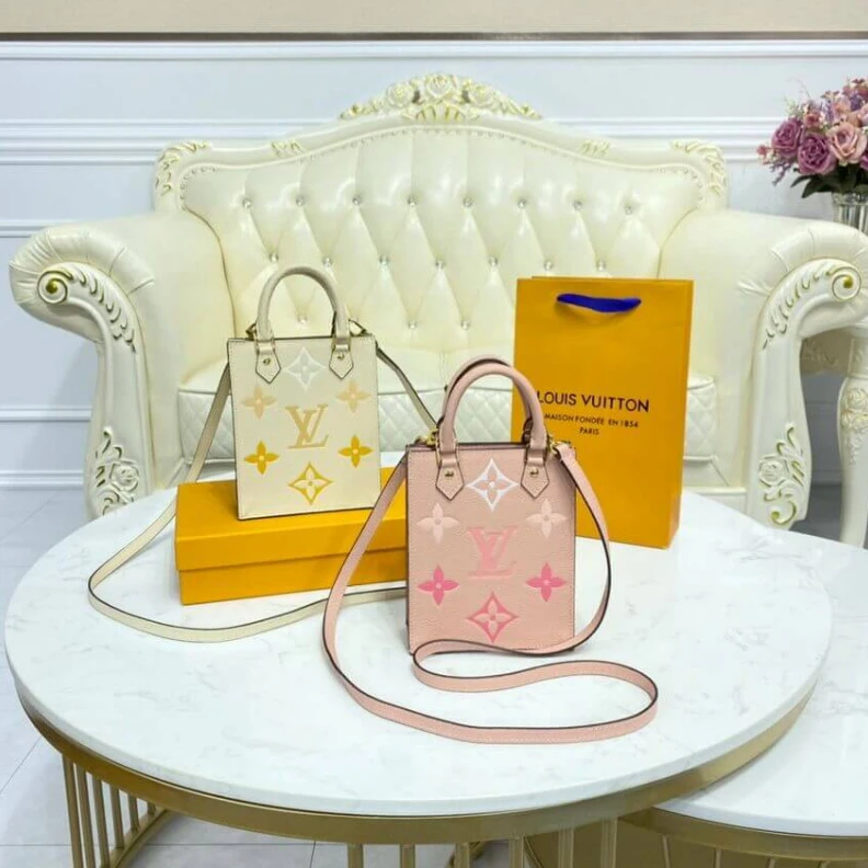 Replica bags Handle: D Louis Vuitton Petit Sac Plat Pink