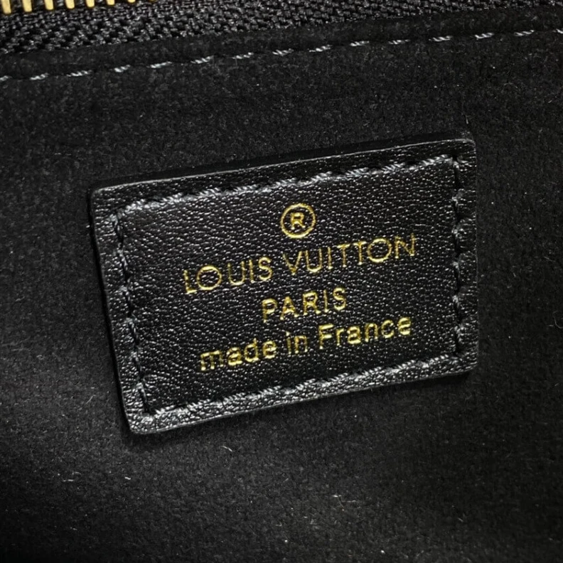 Top lv Textile l Louis Vuitton Petite Malle Souple Black