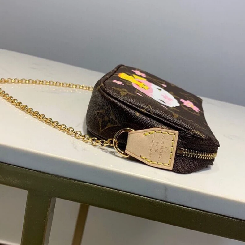 Louis vuitton locations Carried o LV Pikachu Print Mini Pochette Accessoires